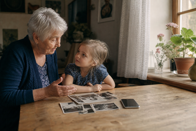 "Grandma, what did you do when you were little?" — Turn Your Memories into a Book for Your Grandchild