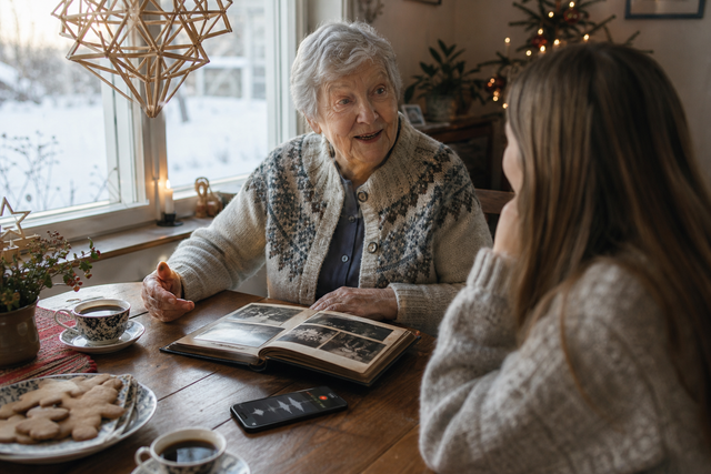 Mitä antaa isovanhemmille joululahjaksi? Heidän oma tarinansa kirjana